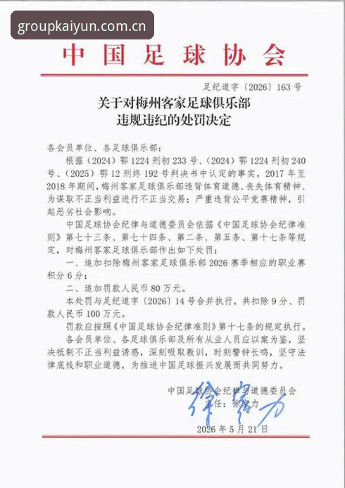 中国足协第三批禁足名单最新动态：65人受罚，开云KAIYUN用户热议赛事公平性